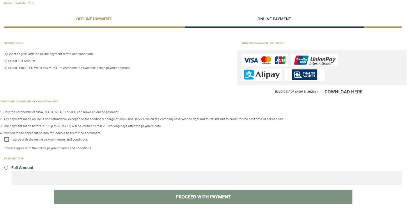 Payment Options