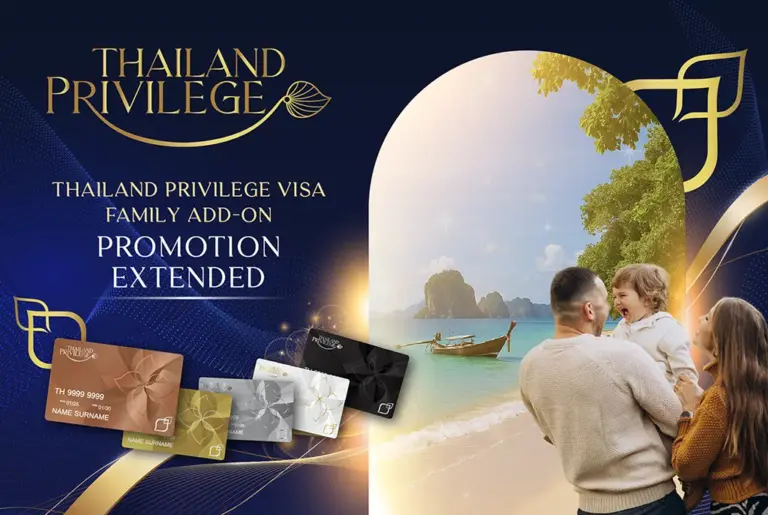 Thailand Privilege Visa Additional Member Promotion